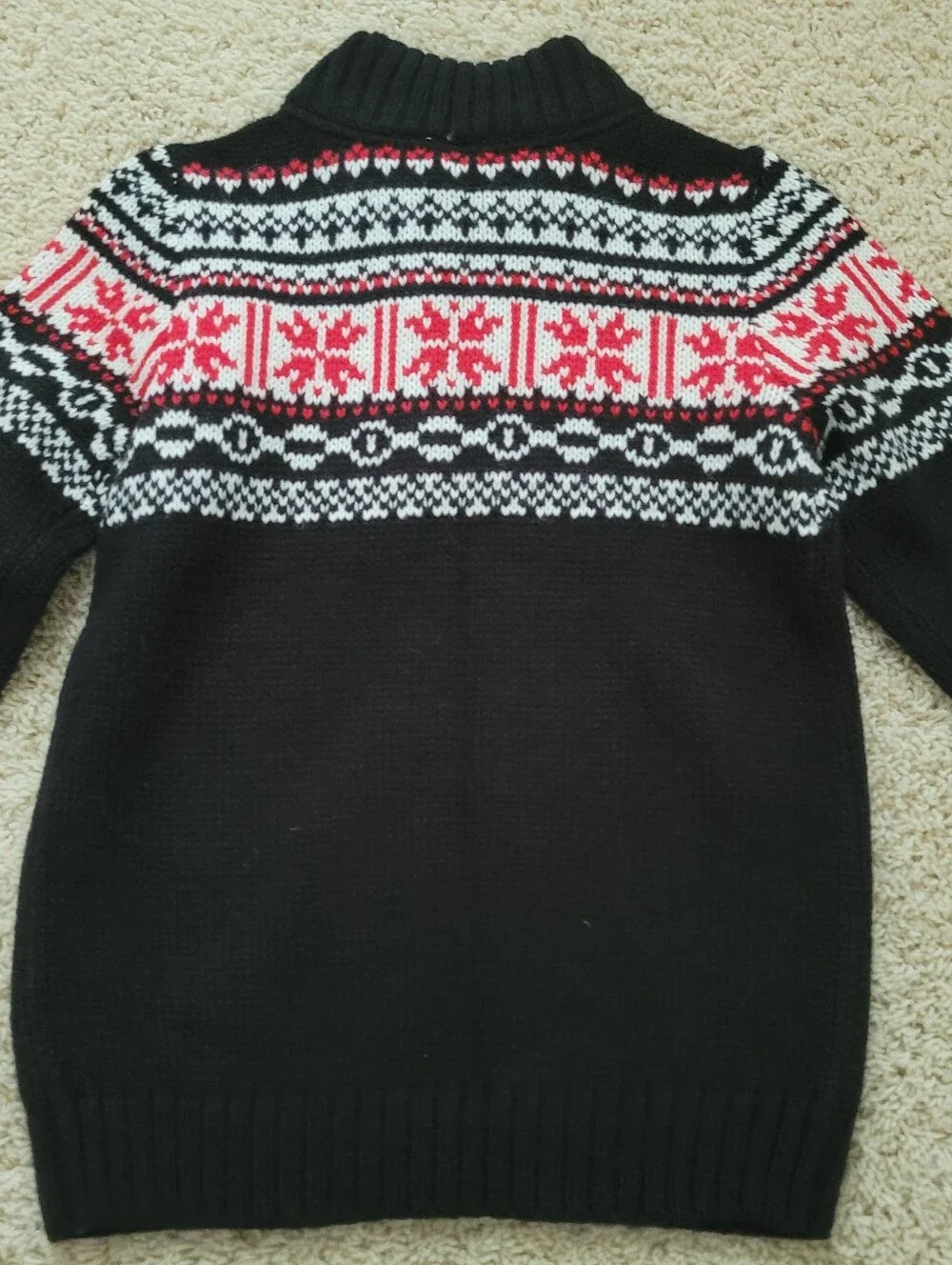 NWT Carter's Boys 6 Knit Winter Sweater Wool Blend
